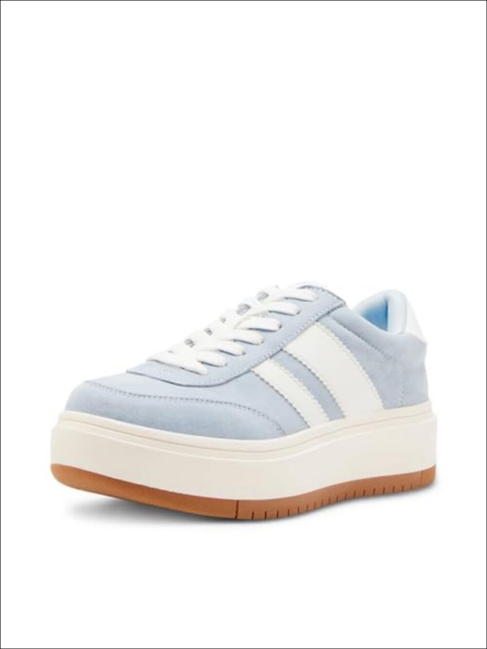 Platform Sneaker Lace-Up Rhinestone Casual Comfort